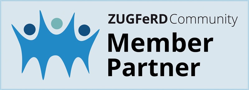 We are a ZUGFeRD Community Member Partner