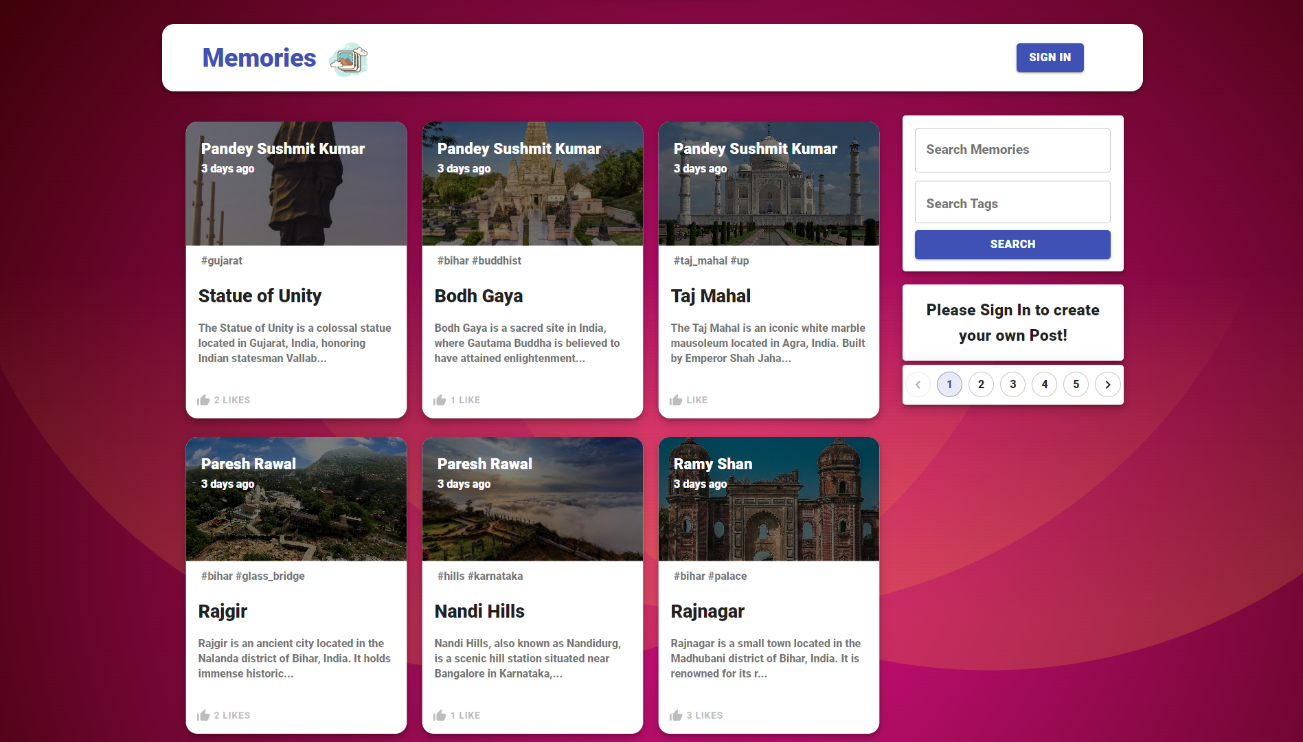 GitHub - aman-sinha-09/memories