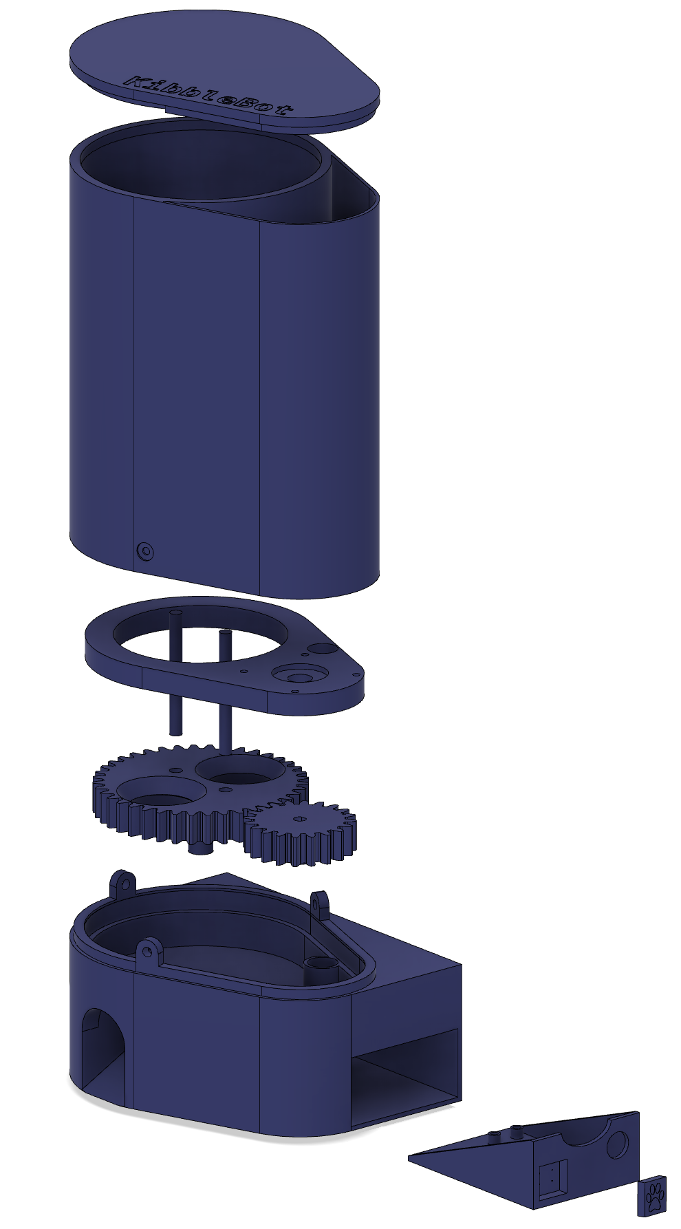 KibbleBot Exploded View