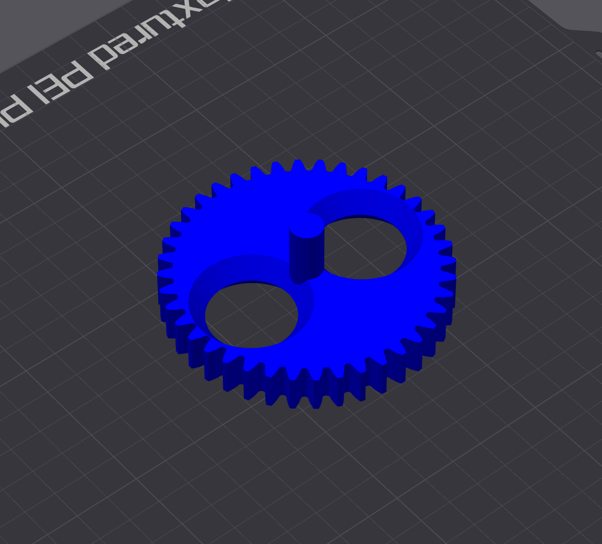 Rendering of the Large Gear Wheel