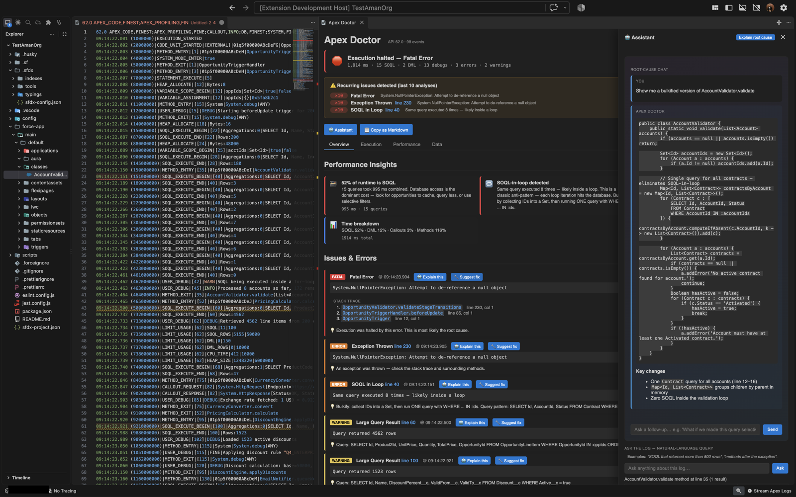 AI root-cause analysis