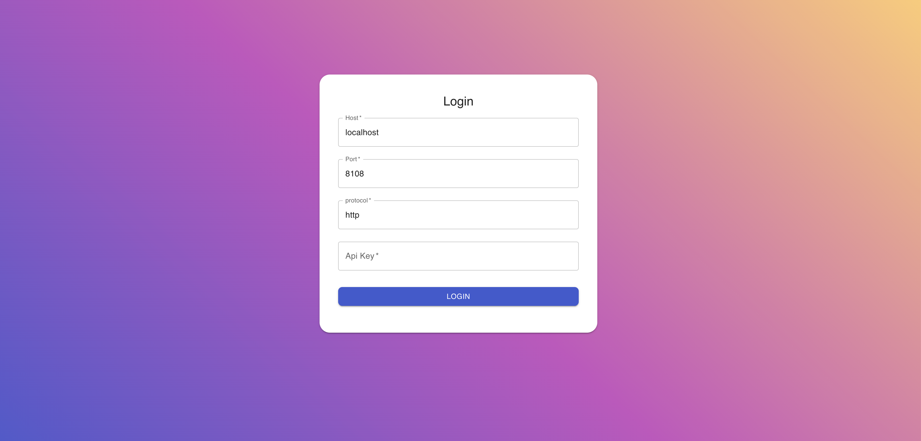 Dashboard Login