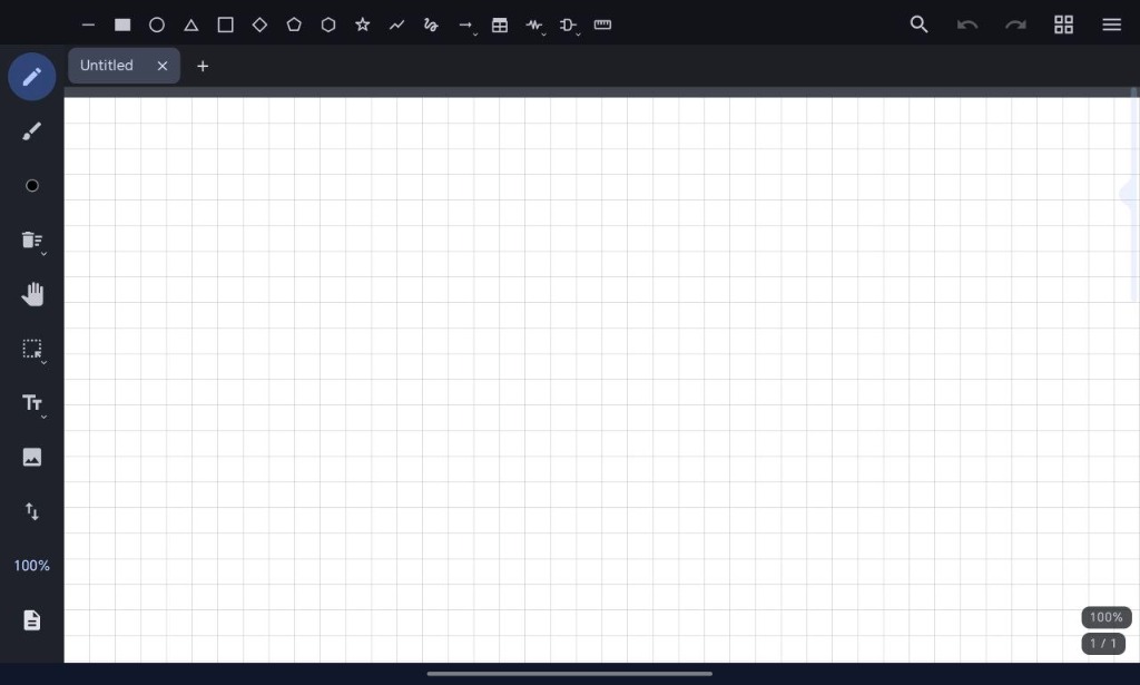 MobiXournal Tablet UI Preview