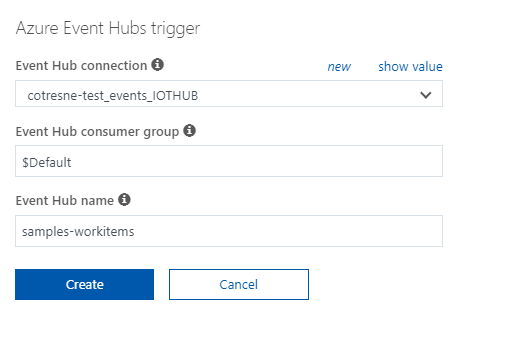 IoT Hub connection