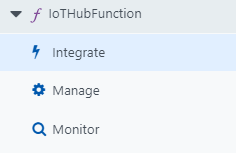 Function integration tab