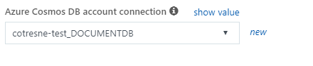 Cosmos DB connection