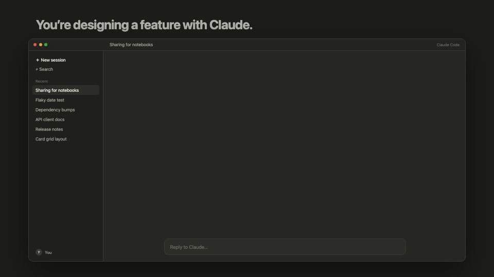 You're designing a feature with Claude. It says something worth keeping: one click saves it, right beside the chat. A side question's answer gets buried by the rush; scroll back, and there's a button under every reply.