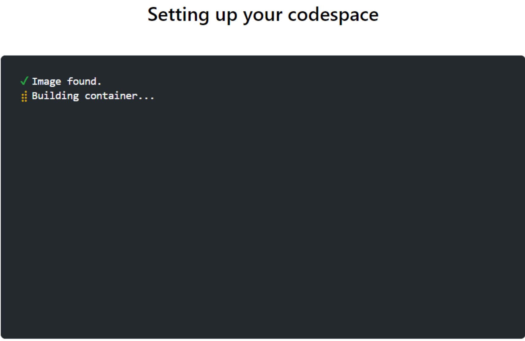 build-codespace
