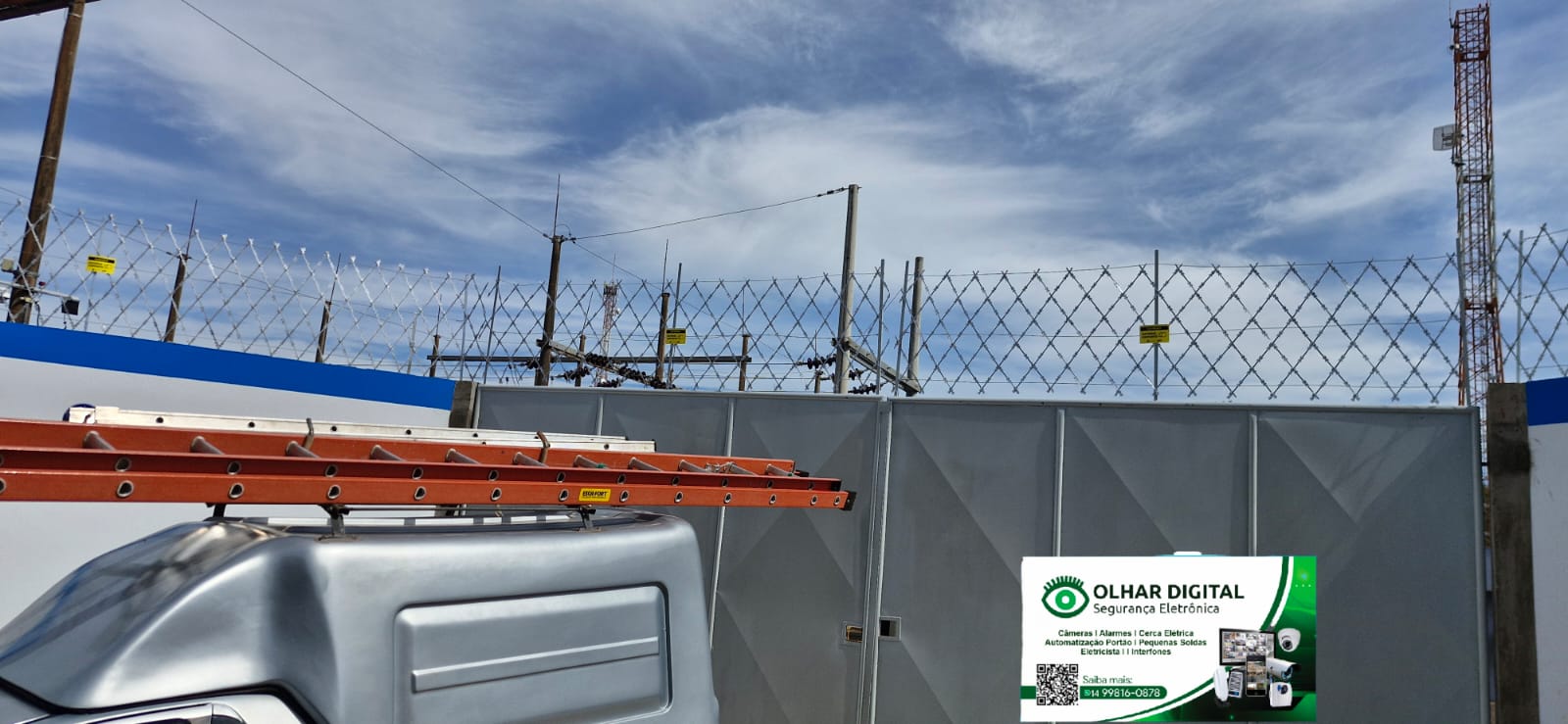 Cerca em Muro Externo