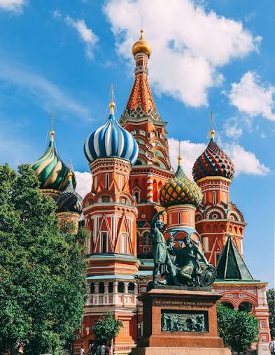 Historic architecture in Moscow, Russia
