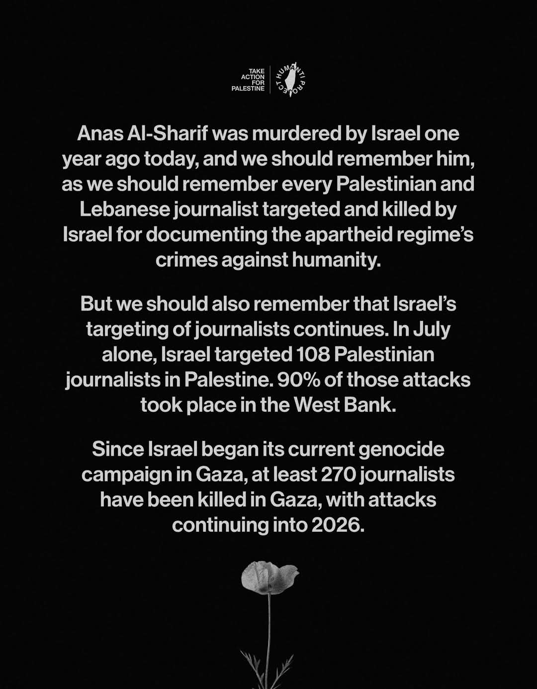 Anas al-Sharif memorial photograph 2