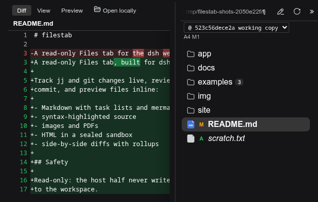 filestab preview