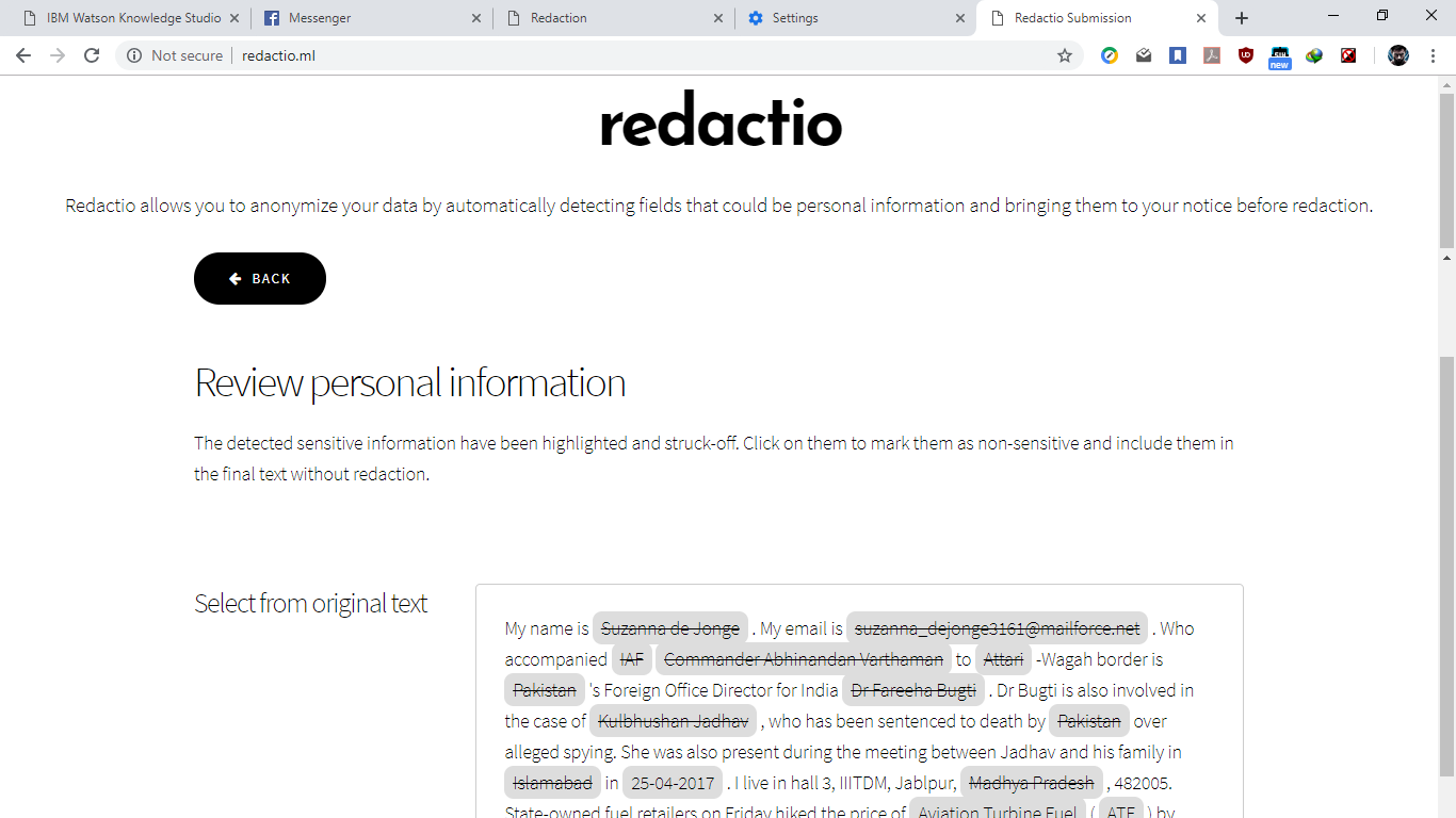Redactio-screenshot