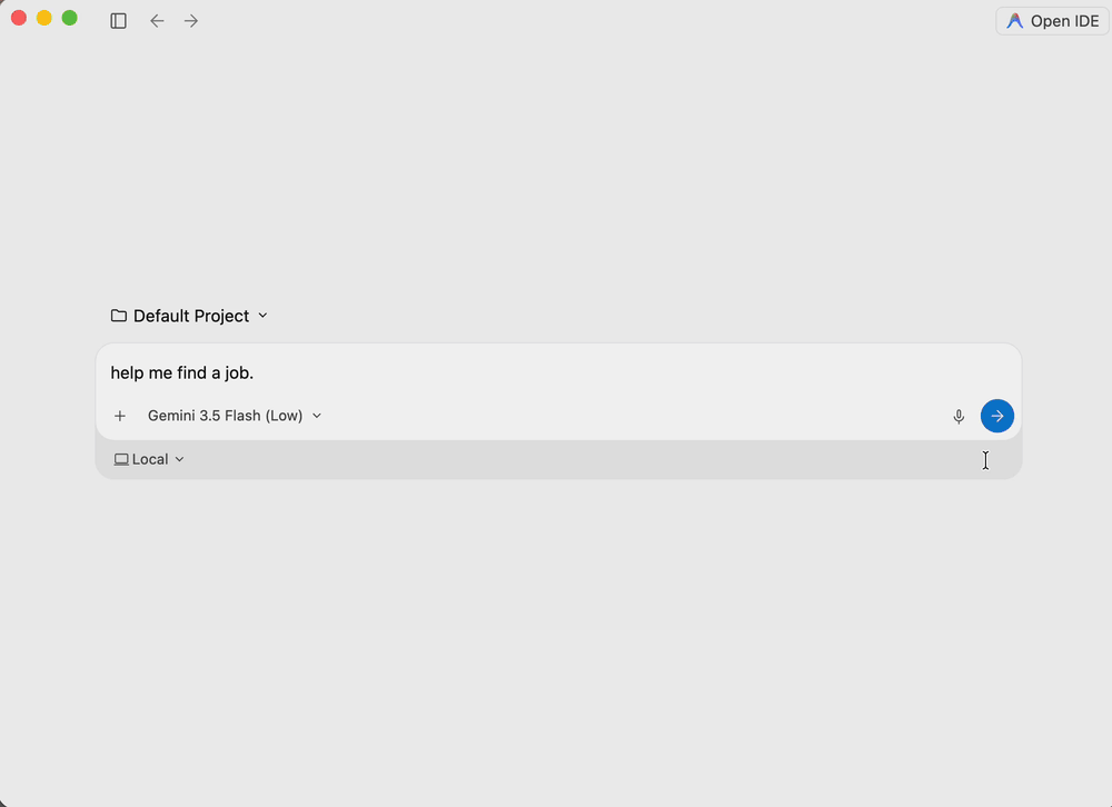 Demo of openings-mcp searching job listings from Claude Code