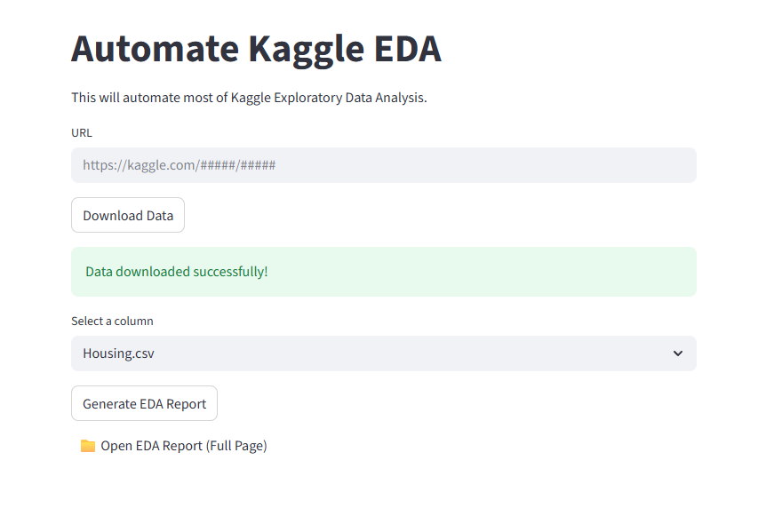 GitHub - amikode1/Kaggle_EDA: Automatic Kaggle EDA generator with ...