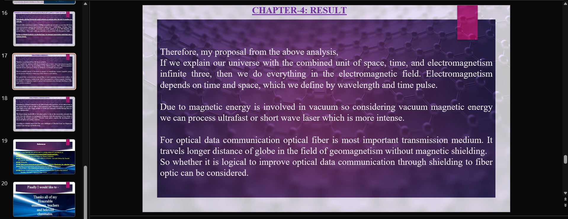 Slide 17 image for CHAPTER-4: RESULT