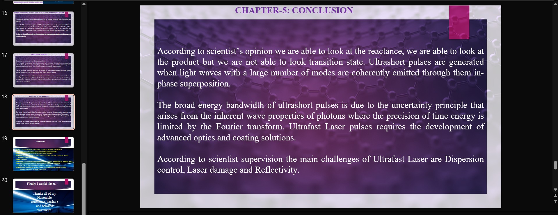 Slide 18 image for CHAPTER-5: CONCLUSION