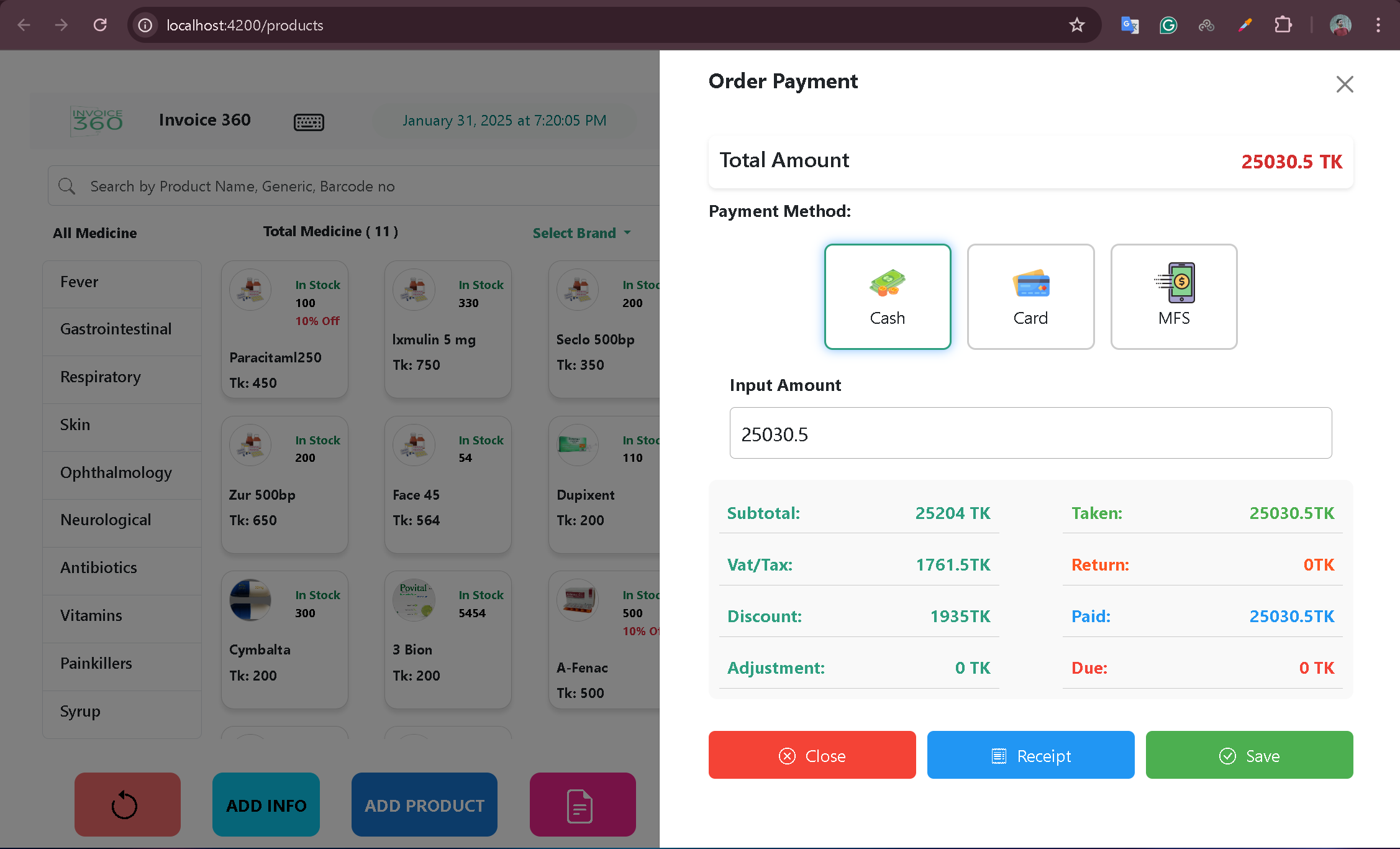 Ordering System Angular GitHub - aminul-islam-niloy/Pharmacy_POS_System-UI: Pharmacy POS System ...