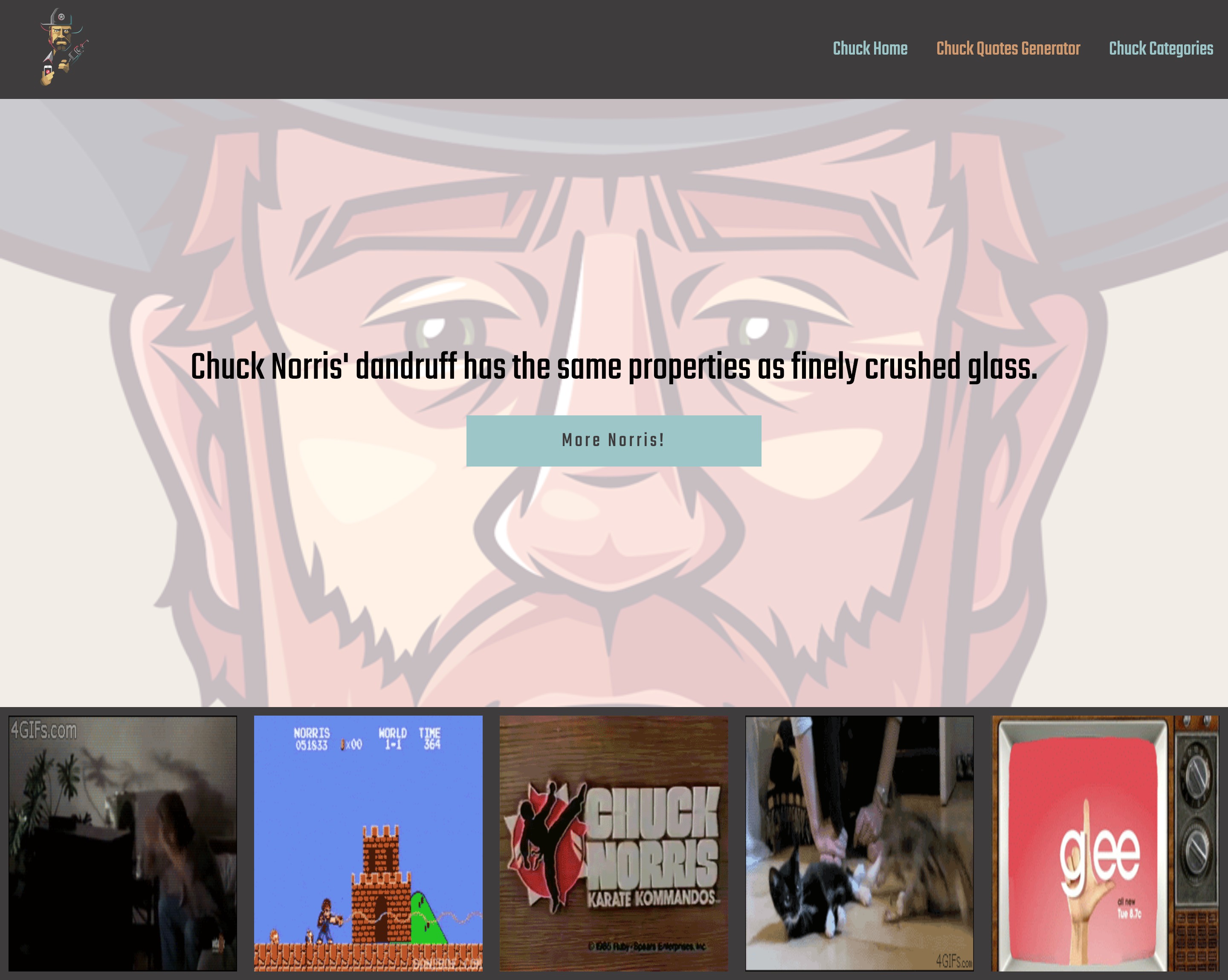 GitHub - amirasalah/Chuck-Norris-Extravaganza: First Rule of Chuck ...