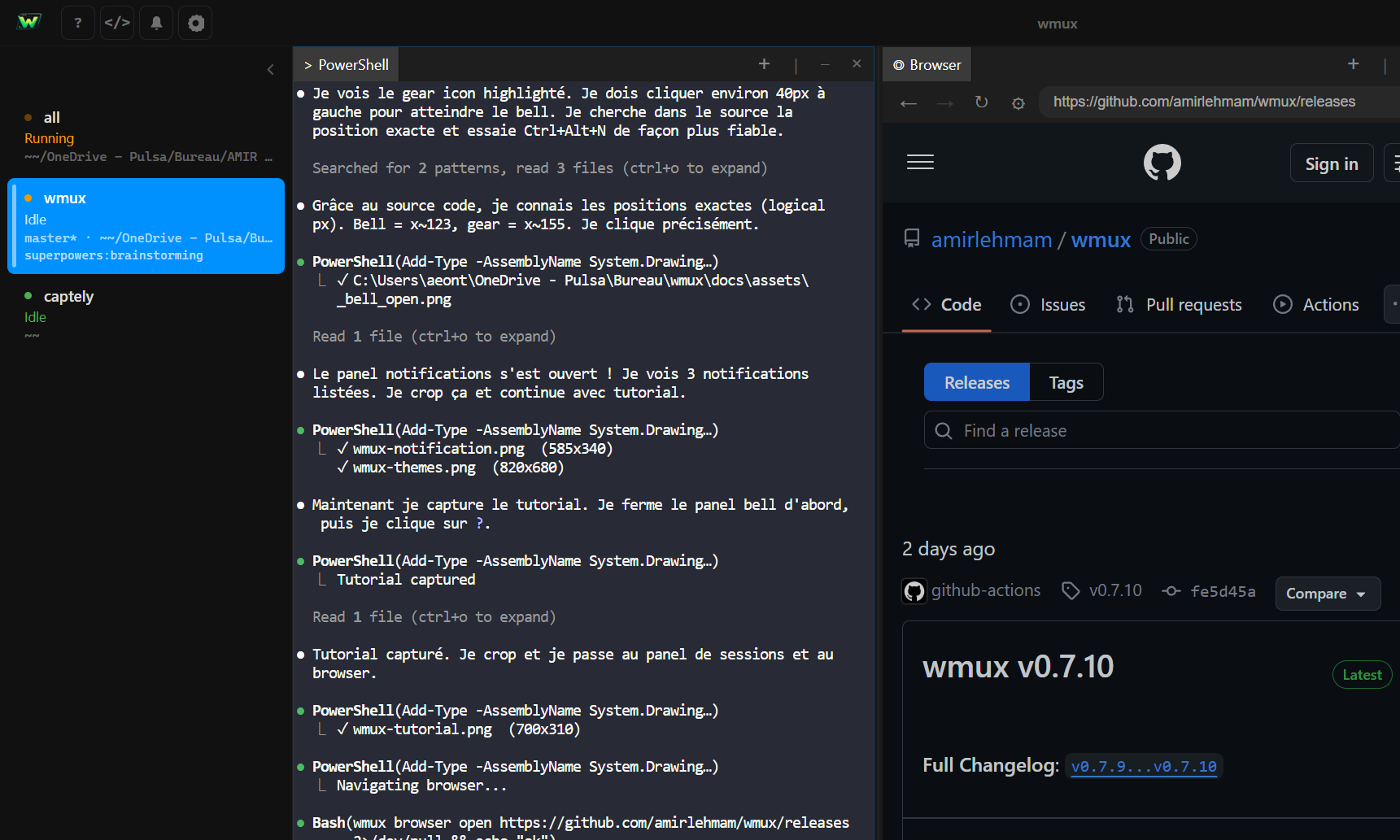 Image paste workflow via clipboard