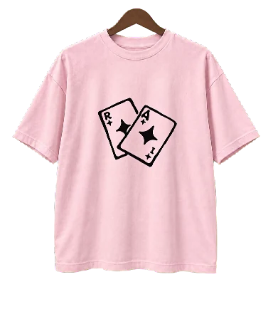 Pastel-pink cards concept