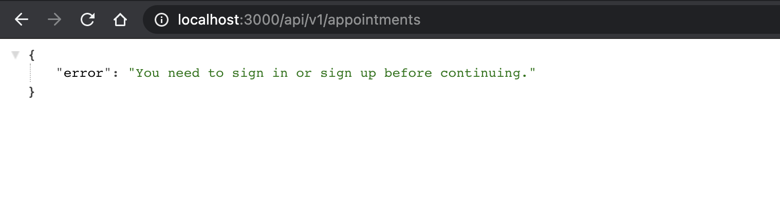 Appointments Endpoint