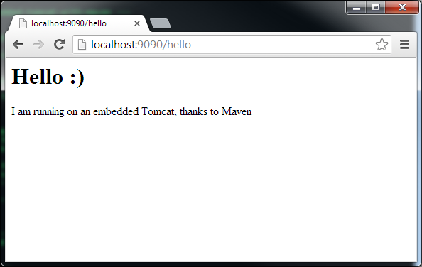 Embedded Tomcat