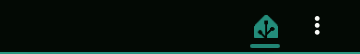 Homearchy bar icon using the active theme accent when presence is detected