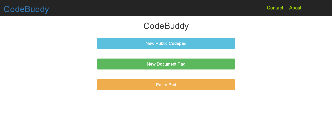 CodeBuddy Home Page