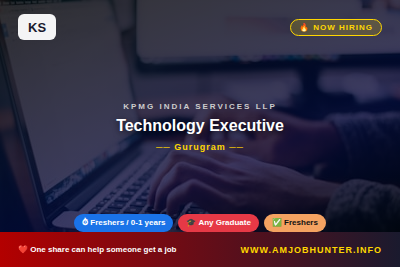 Kpmg India Services Llp Hiring - Technology Executive