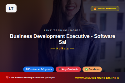 Linz Technologies Hiring - Business Development Executive - Software Sales ( ZOHO)