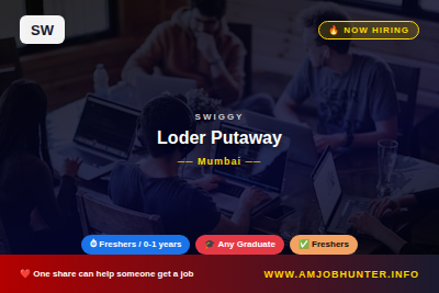 Swiggy Hiring - Loder Putaway