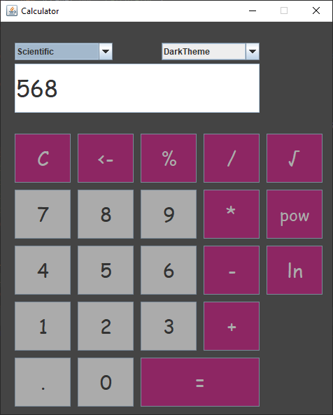 Calculator - screenshot