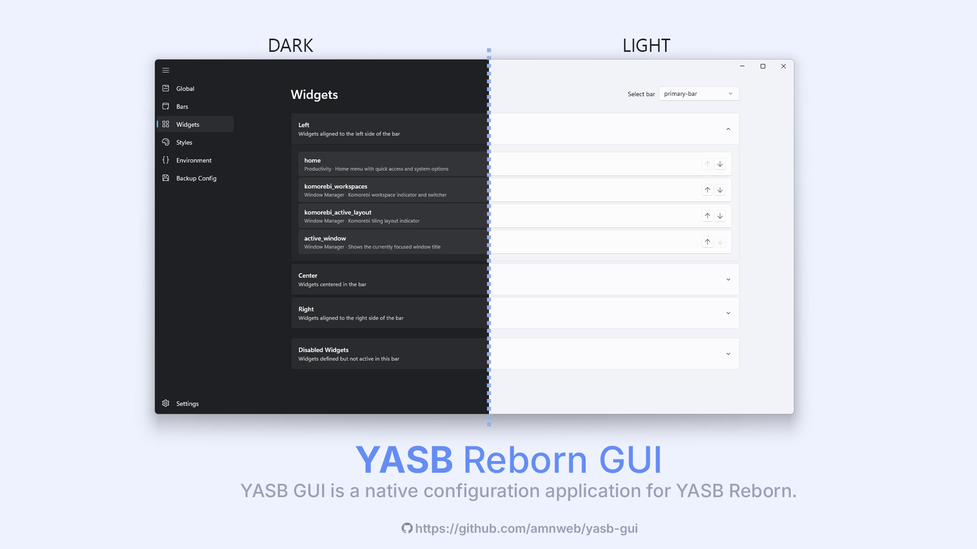 YASB GUI