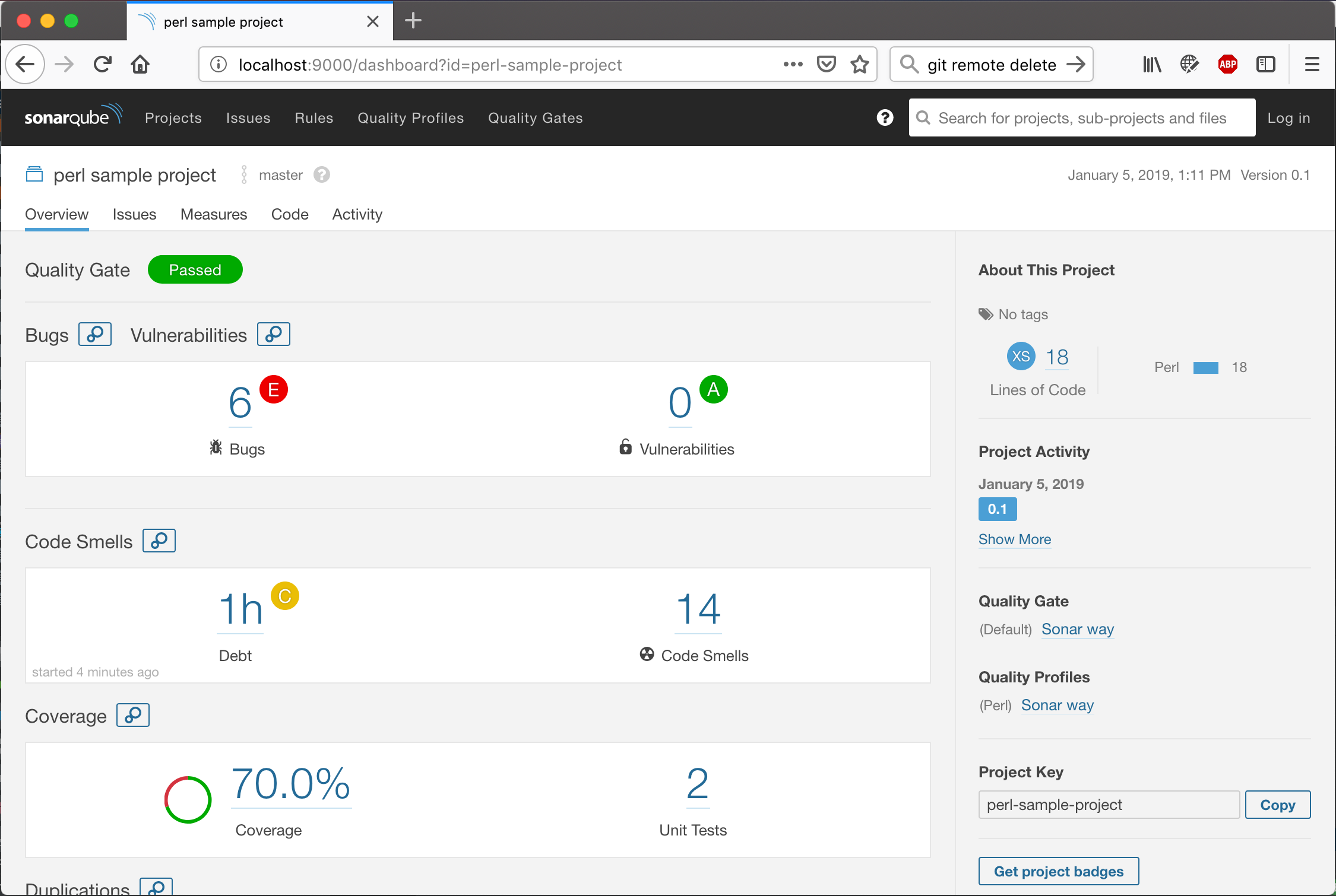 PerlCritic violations in SonarQube