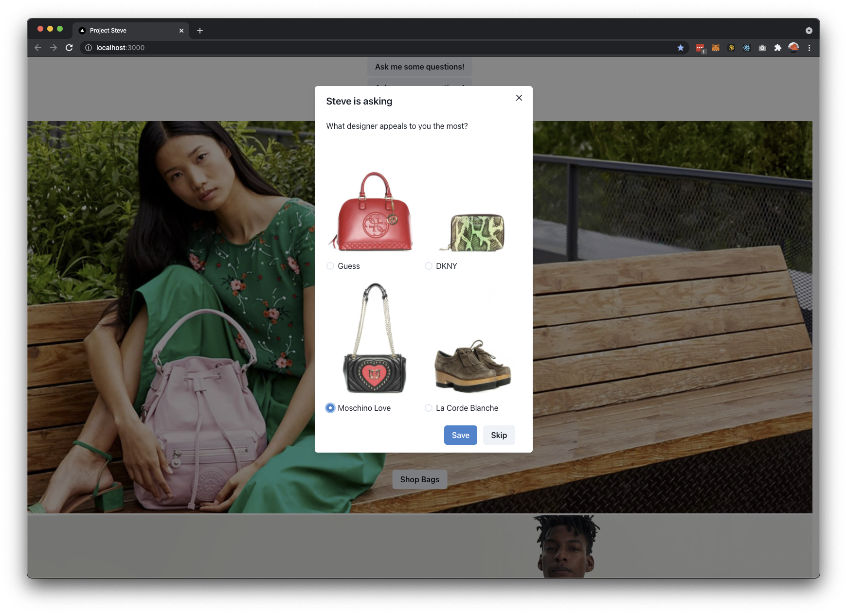 Asking for Designer inspiration