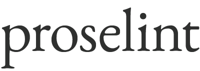 proselint logo
