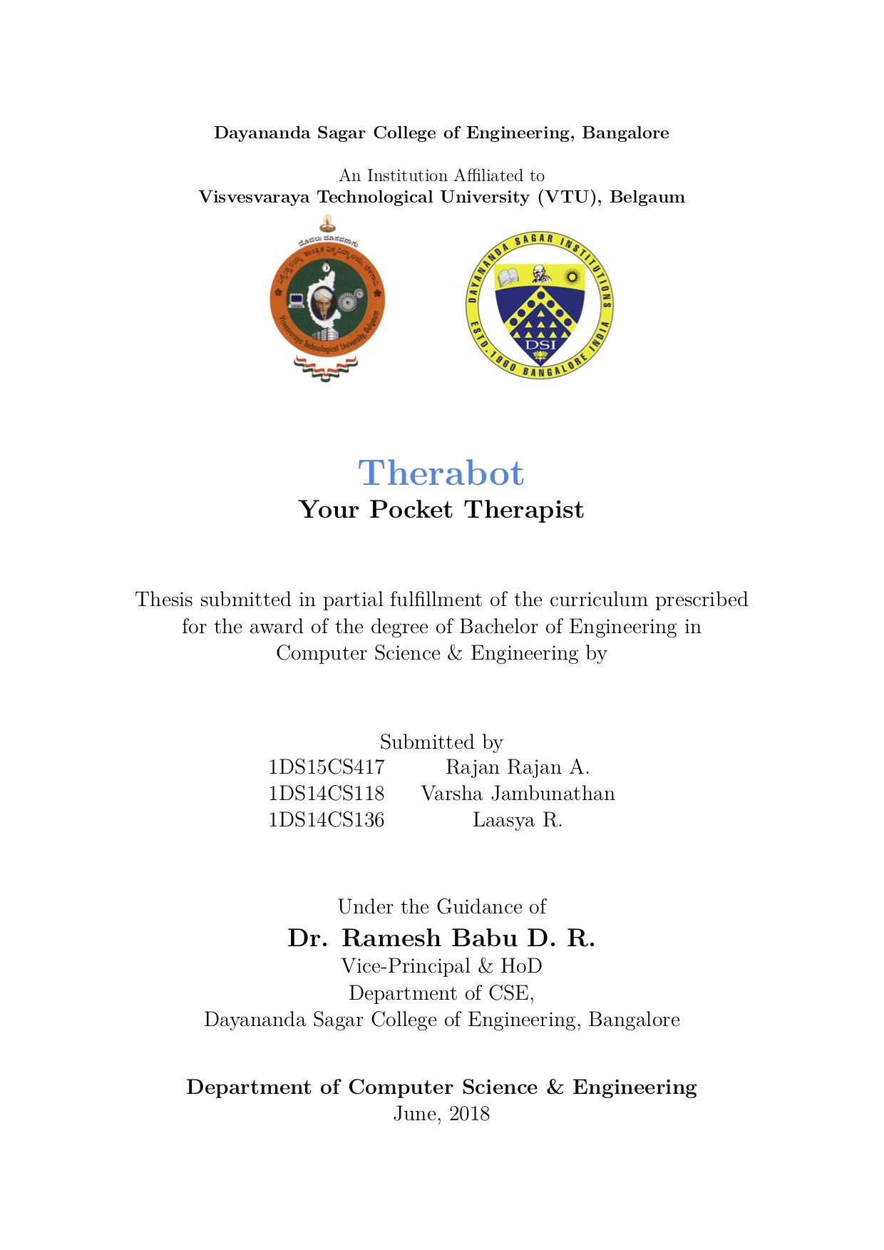 Project Report - Title
