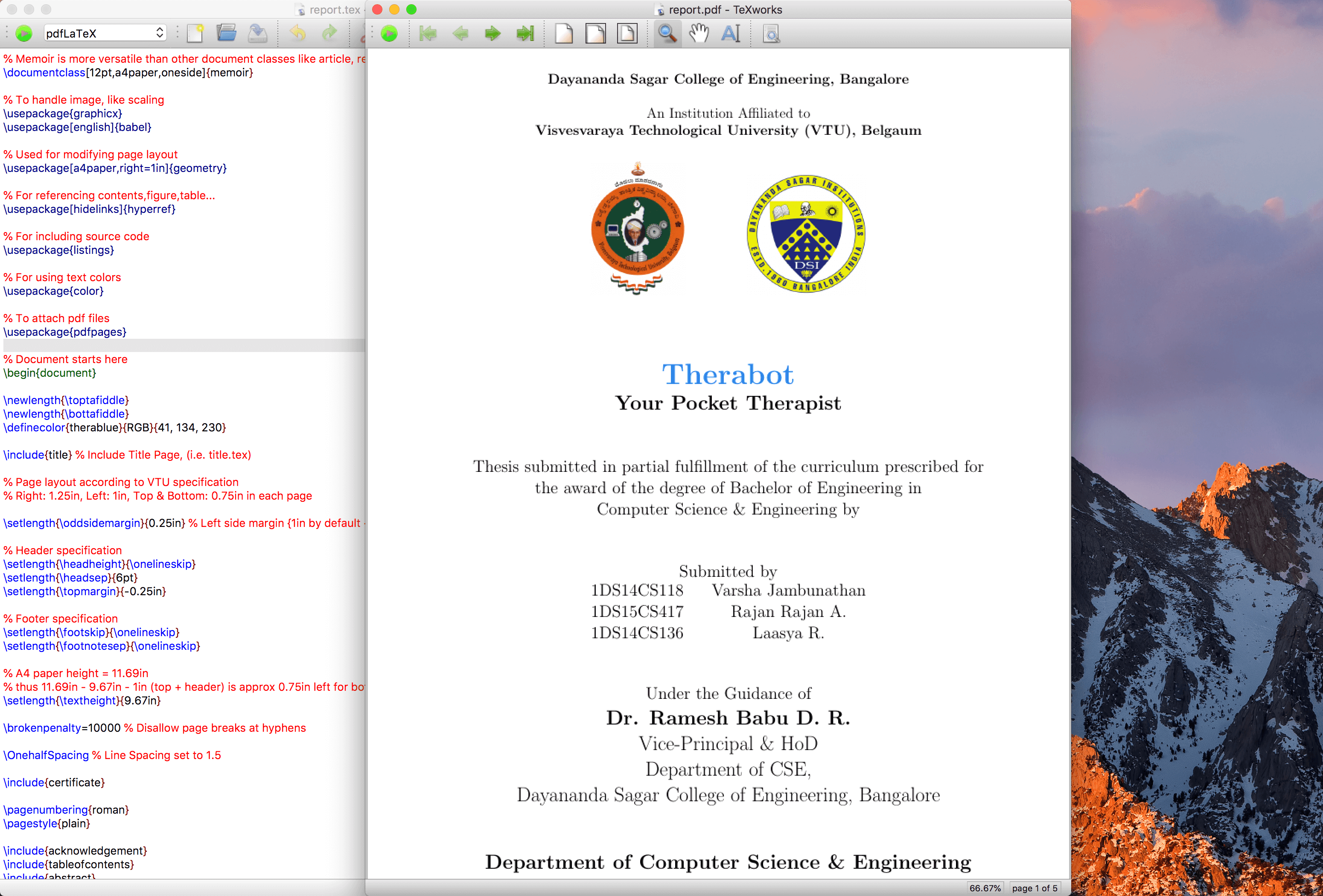 TeXworks Screenshot