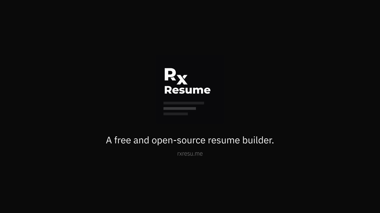 reactive-resume 配套应用截图 1
