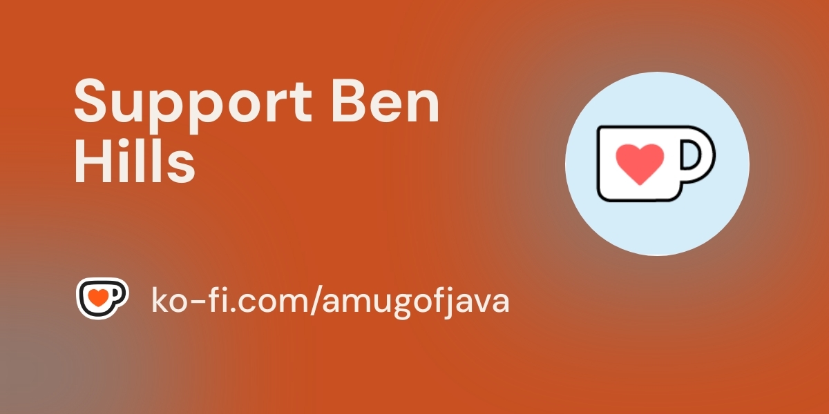 Support me on ko-fi