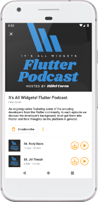 Flutter Podcast Player