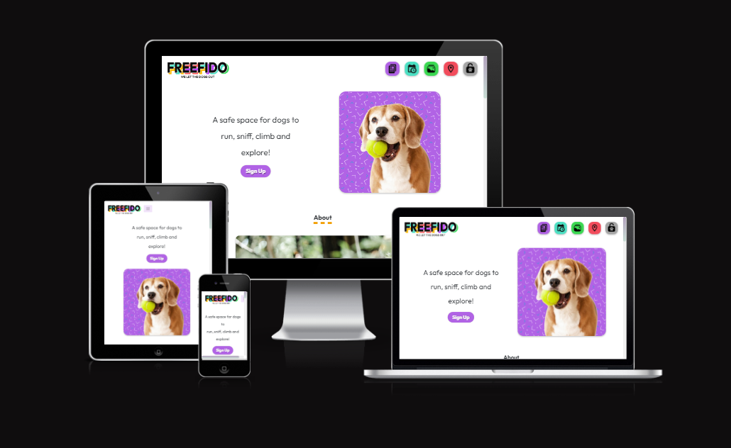 freefido responsive screenshot