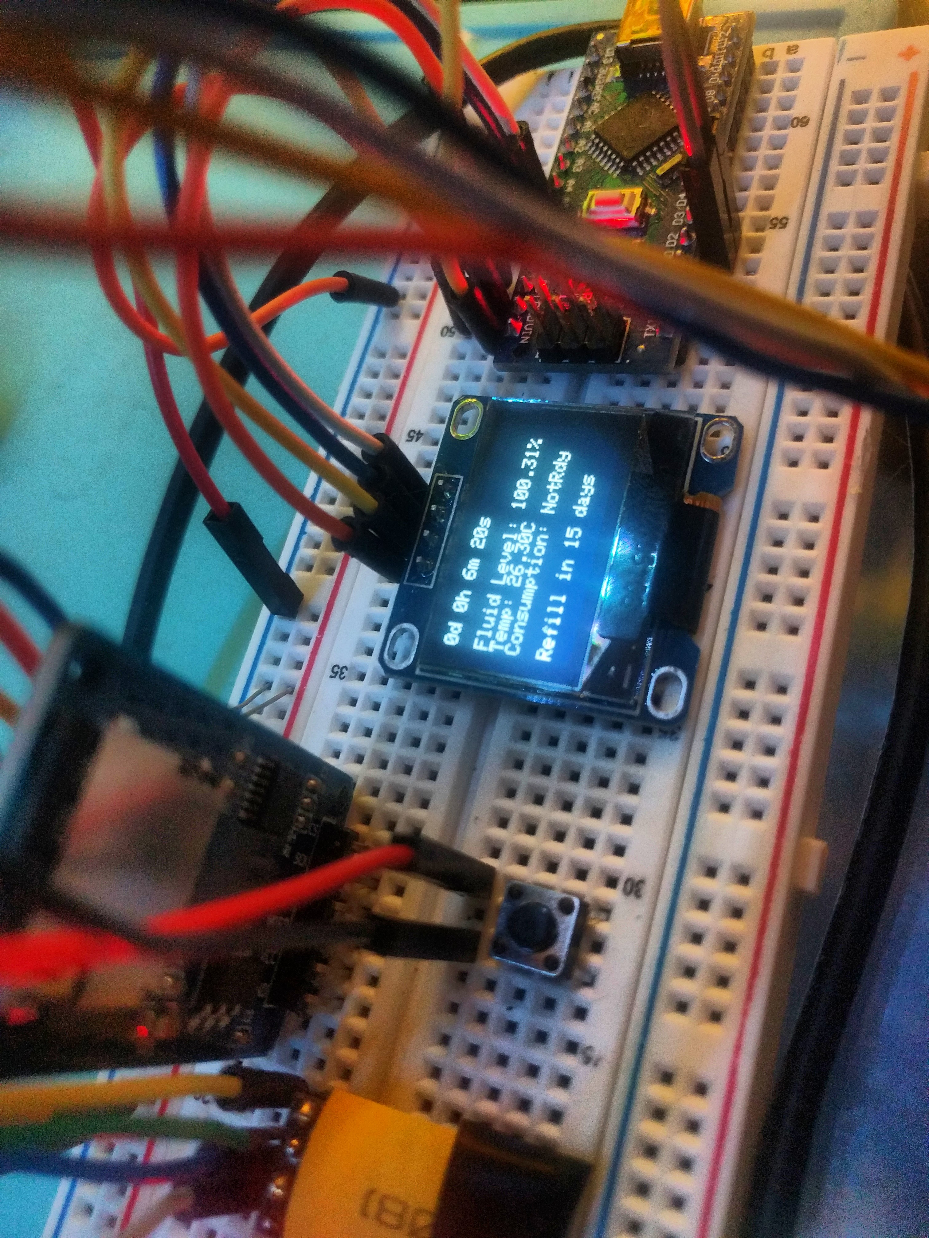 Prototype Smart Hydroponics arduino nano unit