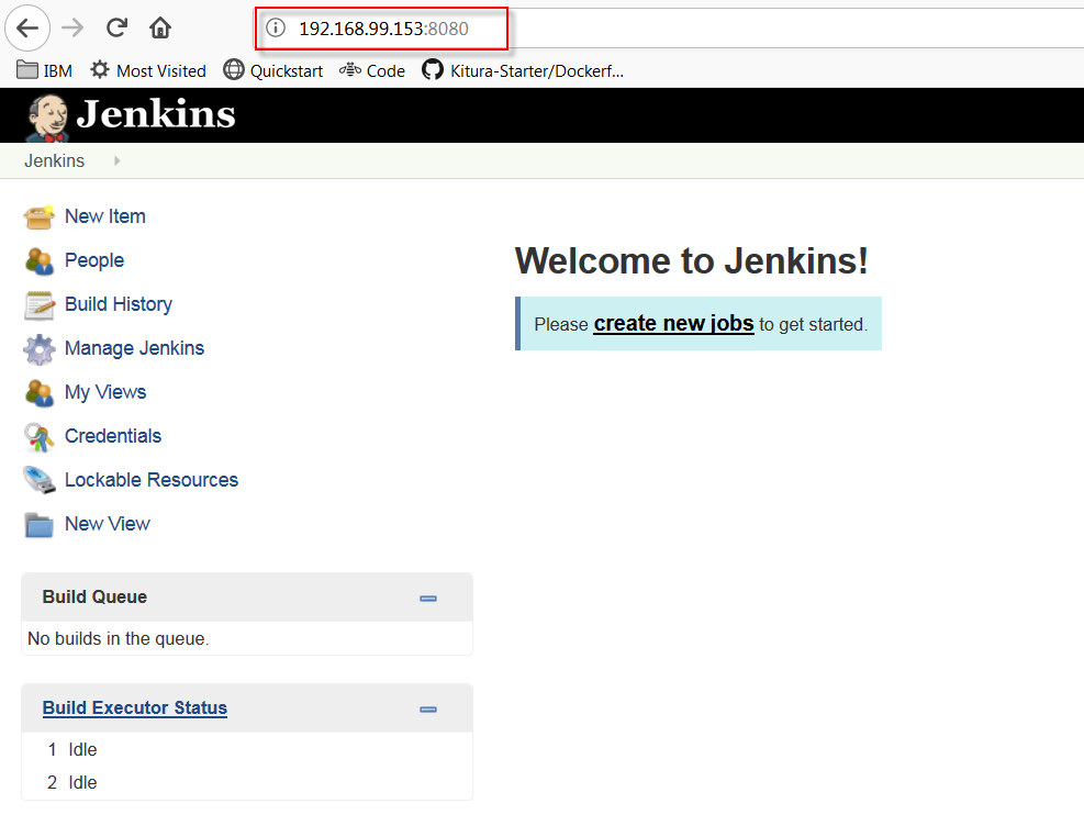Jenkins Installed software