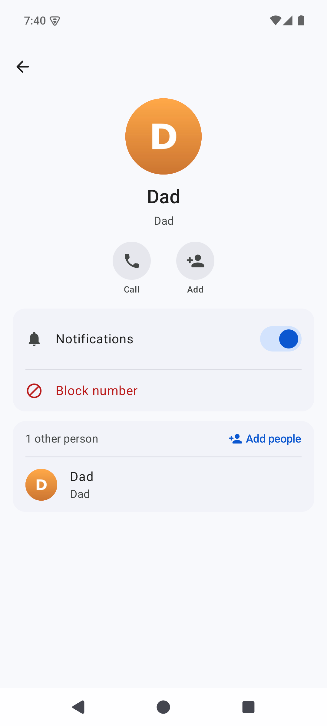 Contact details