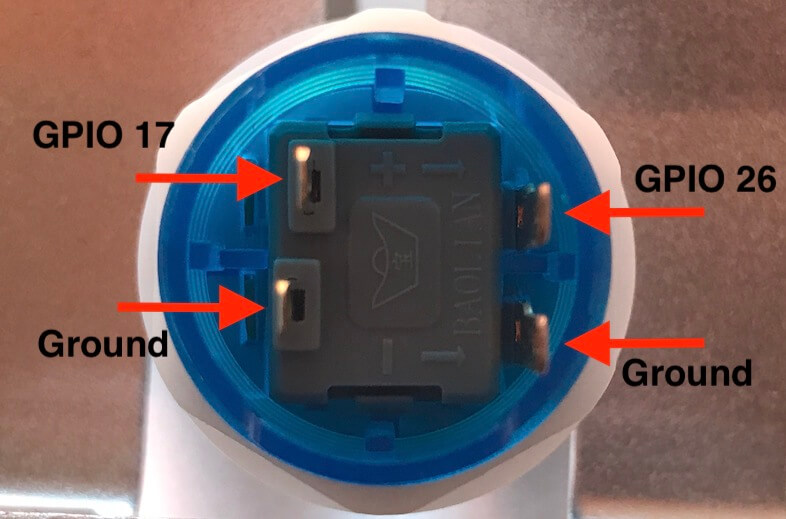 Arcade button wiring for this project