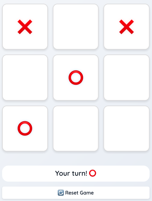 Play against Mr. Tic Tac Toe