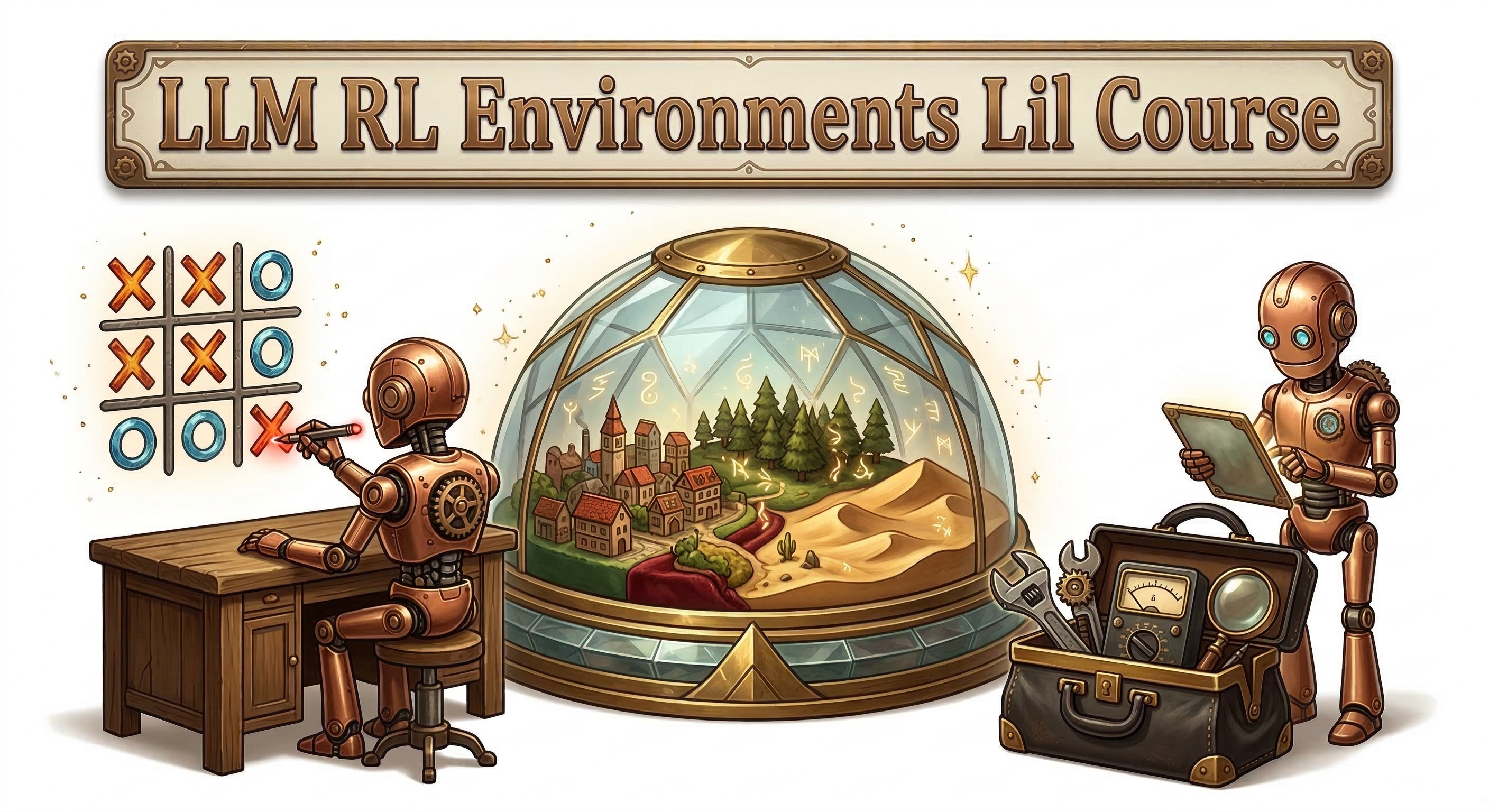 LLM RL Environments Lil Course