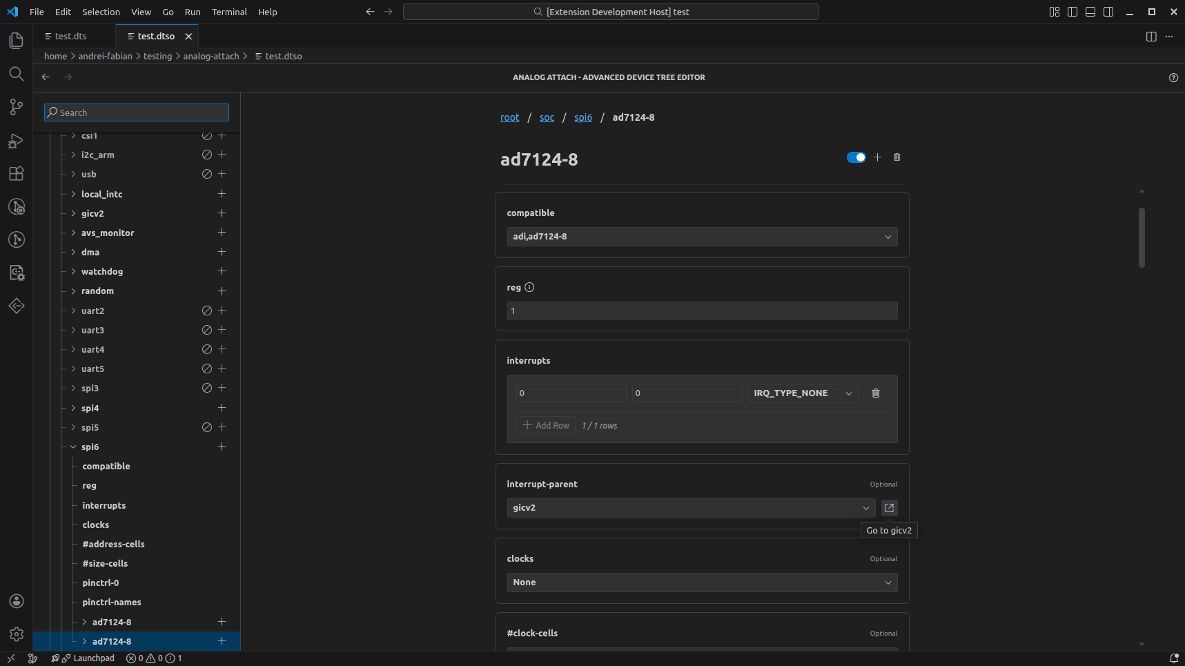Hyperlink dropdown with the go-to button on the right.